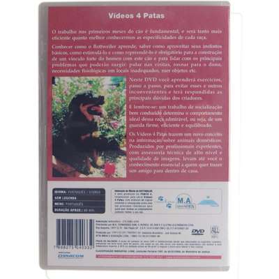 DVD Educação do Filhote do Rottweiler