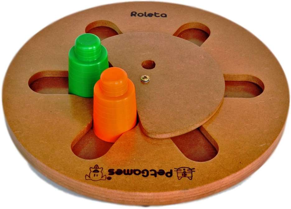 Jogo Interativo para Cães Roleta - Tam. Único