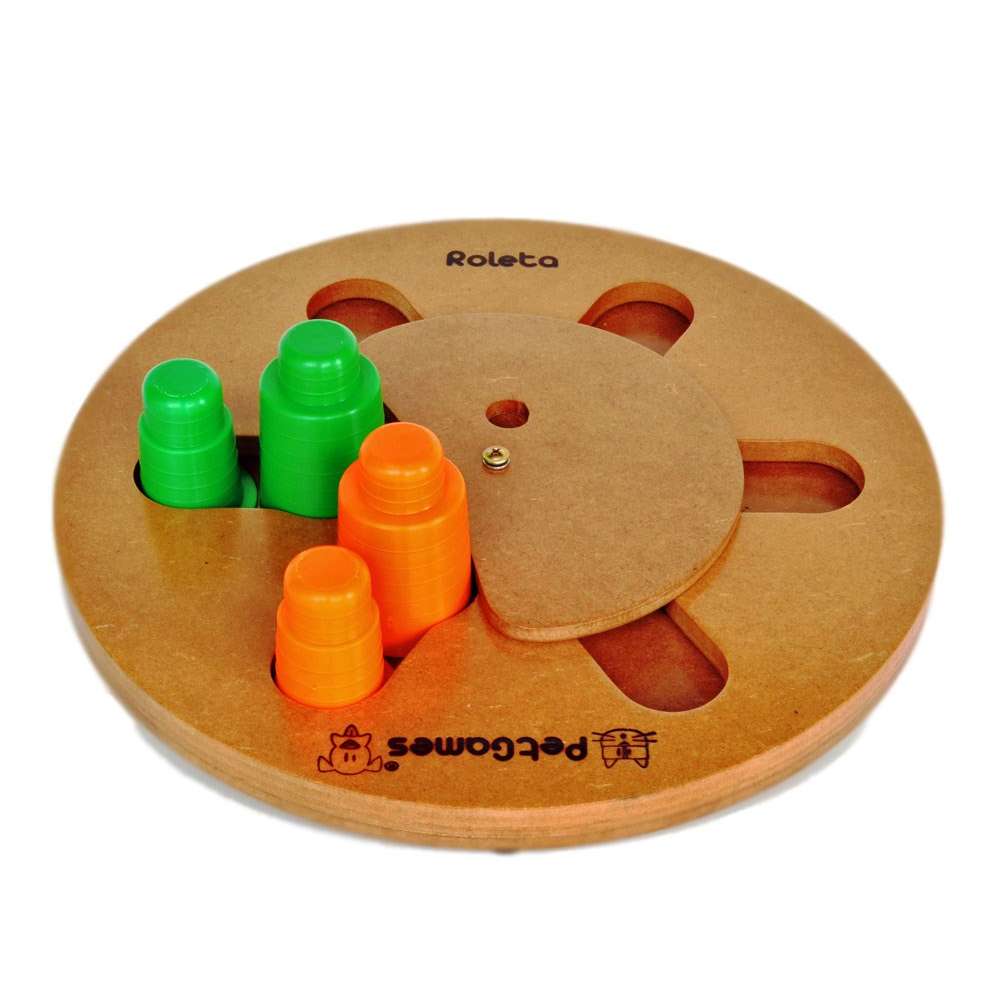 Jogo Interativo para Cães Roleta - Tam. Único