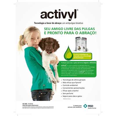 Anti Pulgas MSD Activyl  1,03ml - Gatos Acima 4Kg