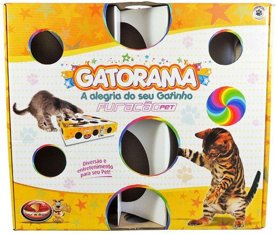 Brinquedo Interativo Furacão Pet Gatorama - Tam. Único