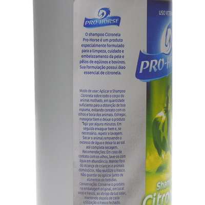 Shampoo Pro Horse Citronela - 1Litro