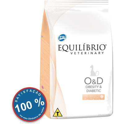 Ração Total Equilíbrio Veterinary Obesity & Diabetic para Gatos com Problema de Obesidade 