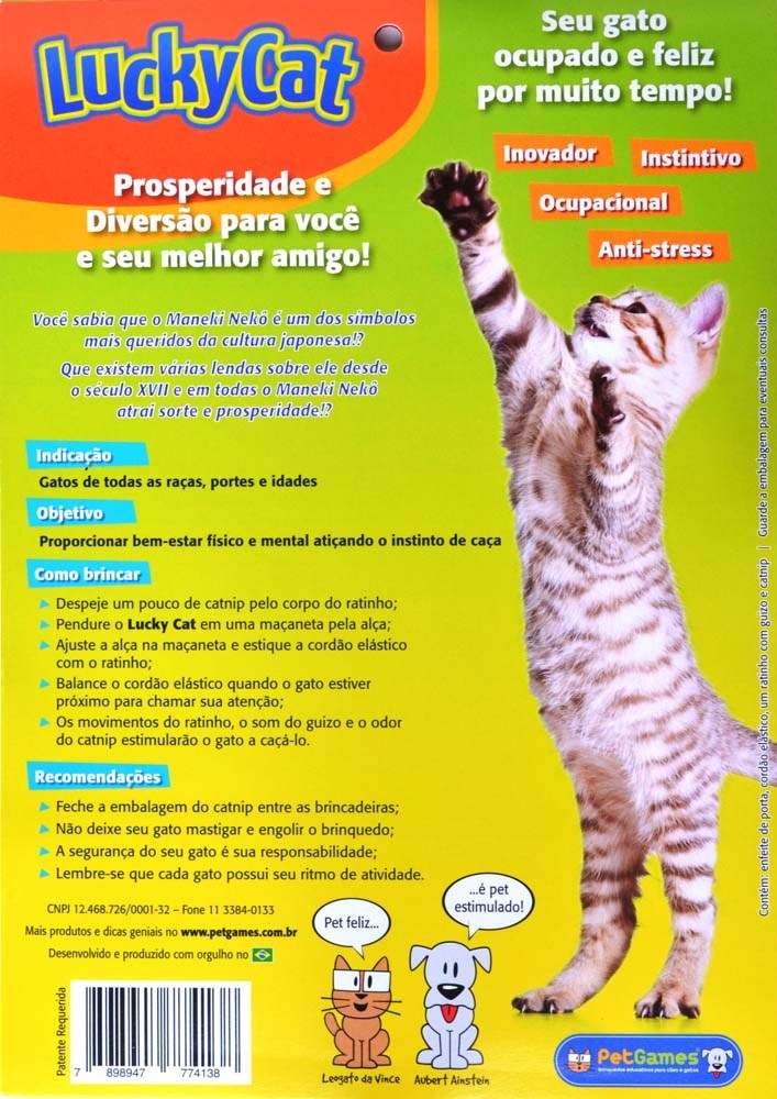 Brinquedo Lucky Cat - Tam. Único