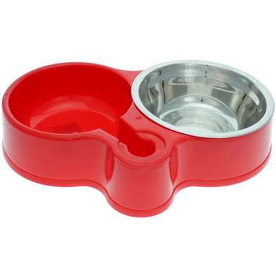 Comedouro Pratik Pet - Vermelho
