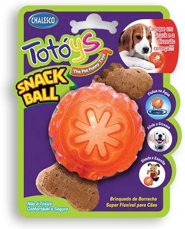 Brinquedo Totóys Snack Ball - Cores Variadas