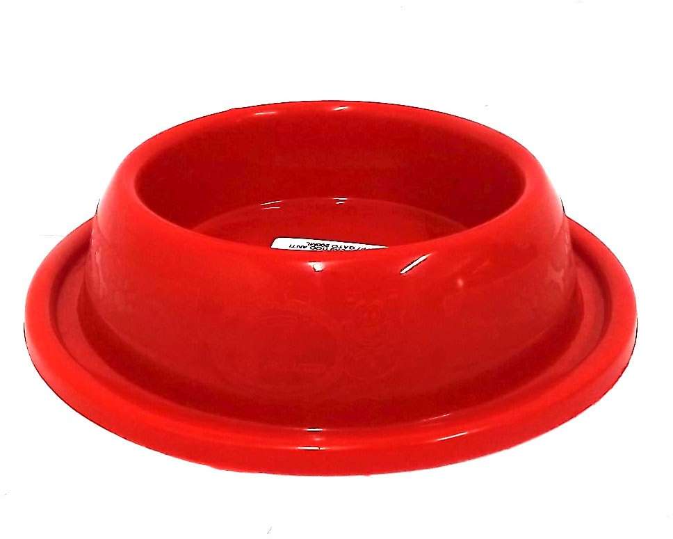 Comedouro Plástico Gato Anti-Formiga Vermelho - 200 mL