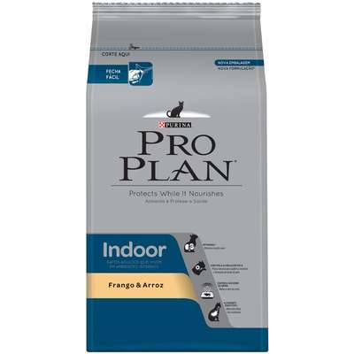 Ração Nestlé Purina Pro Plan Cat Indoor Frango e Arroz para Gatos Adultos - 1,5kg