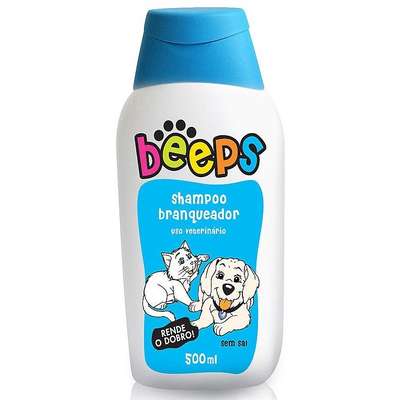 Shampoo Pet Society Beeps Branqueador sem Sal - 500ml