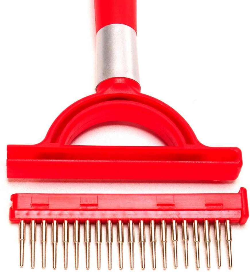 Rasqueadeira Silver Corpo Plástico com Dentes Removíveis - Tam. Único
