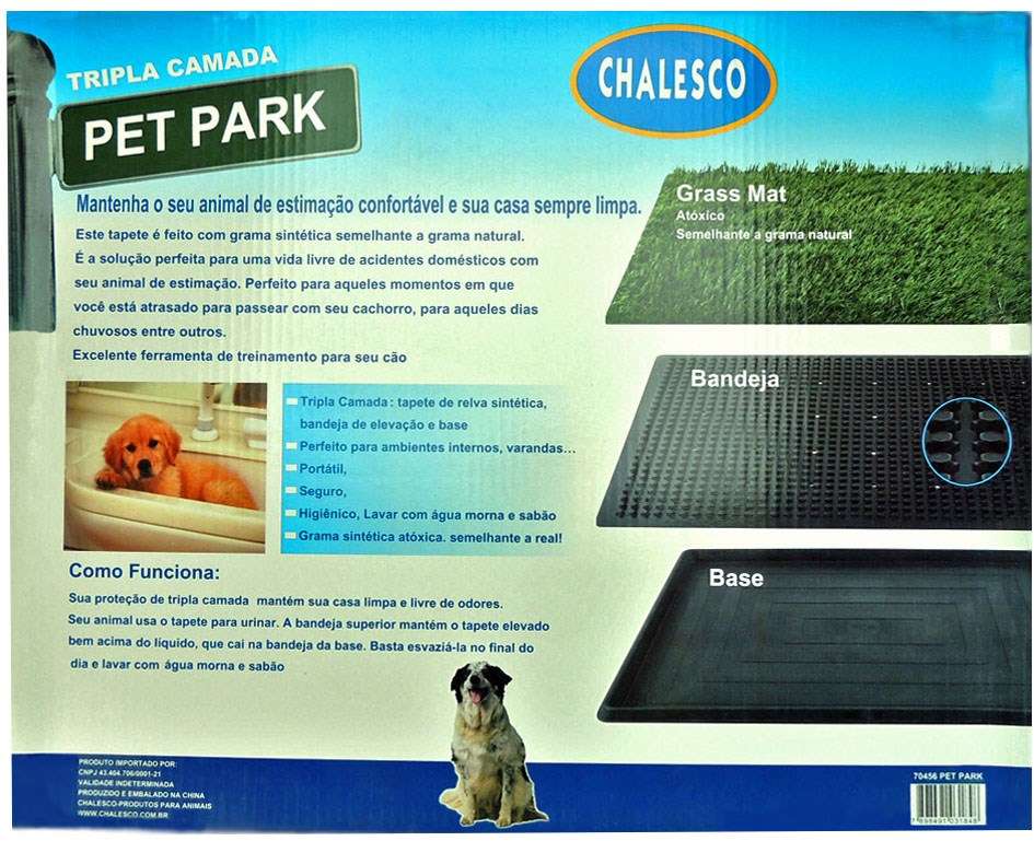 Pet Park Tapete Higiênico Médio Chalesco