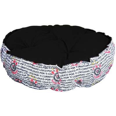 Almofada Futon Corinthians Redondo - Tam G