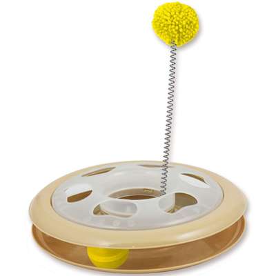 Brinquedo Afp Disco com Bolinha e Catnip Ball Chaser