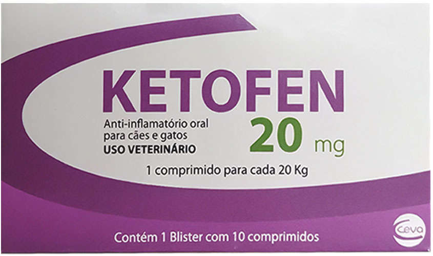 Ketofen Ceva Anti-inflamatório 10 comprimidos - 20 mg