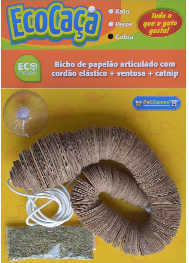 Brinquedo Ecológico Pet Games EcoCaça Cobra