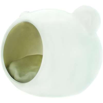 Casa Guisa Pet Dog Cave Grande Branco - Almofada Natural