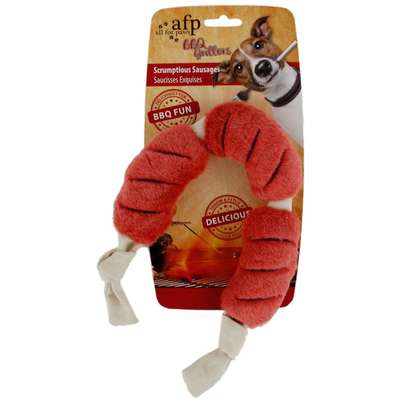 Brinquedo Afp Pet Salsichas de Pelúcia BBQ Scrumptious Sausages - Pequeno