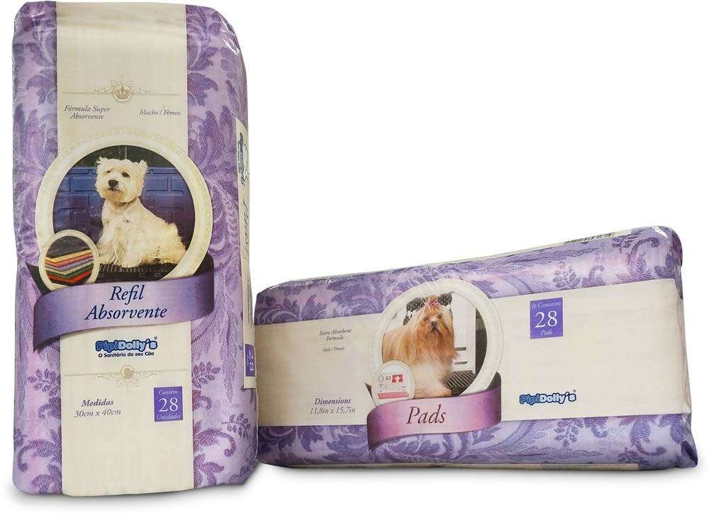 Refil para Sanitário Pipidollys Absorvente - 28 Unidades