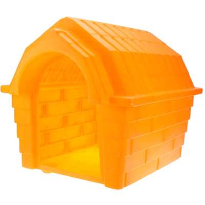 Casa Plástica Clicknew Inteiriça Laranja - N. 02