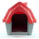 Casa Clicknew com Chaminé Cinza com Vermelho - N. 01