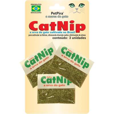 CatNip PetPira Erva do Gato - 3 unidades de 0,30gr