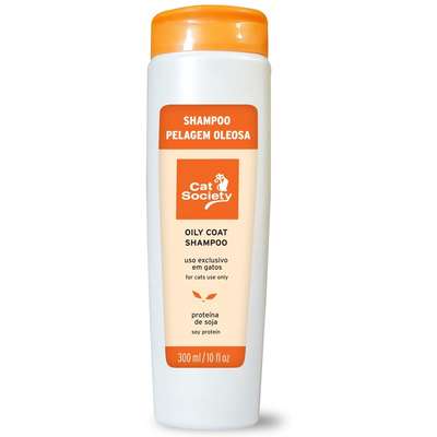 Shampoo Cat Pet Society Pelagem Oleosa - 300ml