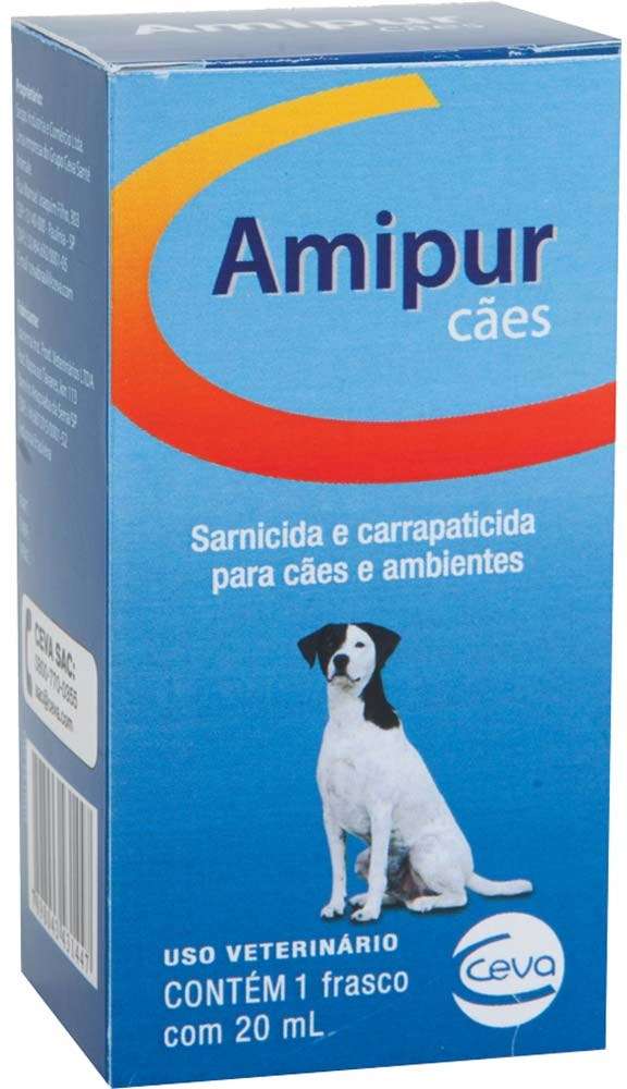 Sarnicida Ceva Amipur para Cães - 20 mL