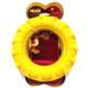 Brinquedo Pneu Off Road Dog Borracha Amarelo - Tam M