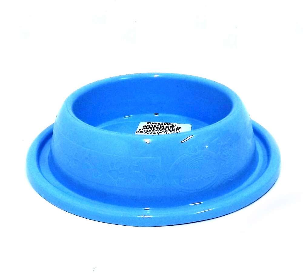 Comedouro Plástico Gato Anti-Formiga Azul - 200 mL