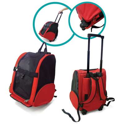Mochila Canguru Chalesco - Vermelho e Preto