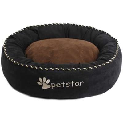 Cama Bóia Luxo Preto - Tamanho M