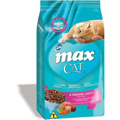 Ração Total Max Cat Sabores para Gatos Adultos - 1kg