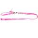 Conjunto Guia de Seda com Coleira Furacão Pet Rosa