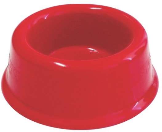 Comedouro Plástico Vermelho Furacão Pet 600 mL - Tam. 02