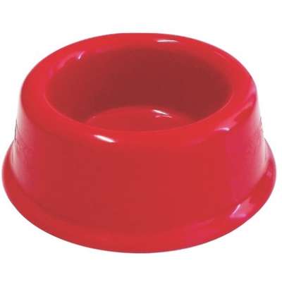 Comedouro Plástico Vermelho Furacão Pet 600ml - Tam 2