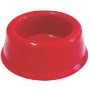 Comedouro Plástico Vermelho Furacão Pet 1 Litro - Tam. 03