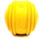 Bola Maciça com Friso Amarelo Furacão Pet - 85mm