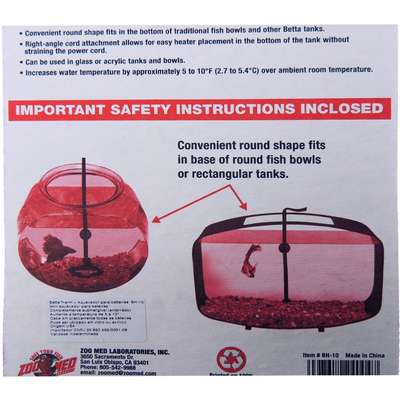 Mini Aquecedor ZooMed para Bettas Bettatherm