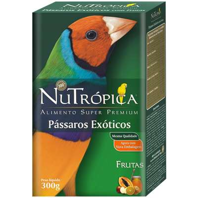 Ração Nutrópica para Pássaros Exóticos - 300gr