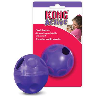 Brinquedo Kong Bola Treat Ball Pe4 com Dispenser para Petisco