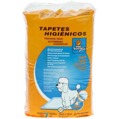 Tapete Higiênico Pet Society Tam M - 7 Unidades