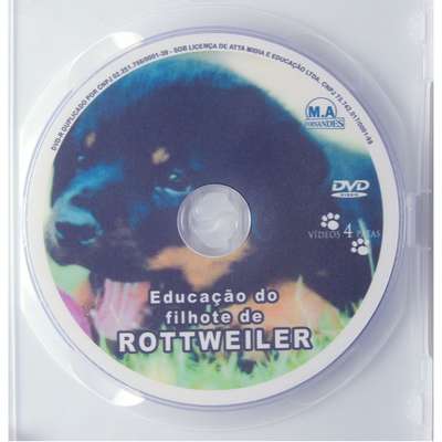 DVD Educação do Filhote do Rottweiler