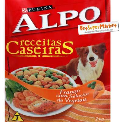 Ração Nestlé Purina Alpo Receitas Caseiras Sabor Frango com Vegetais - 1kg