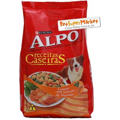 Ração Nestlé Purina Alpo Receitas Caseiras Sabor Frango com Vegetais - 1kg