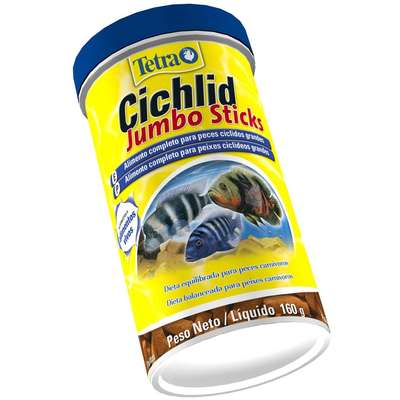 Ração Tetra Cichlid Jumbo Sticks em Palitos - 160gr