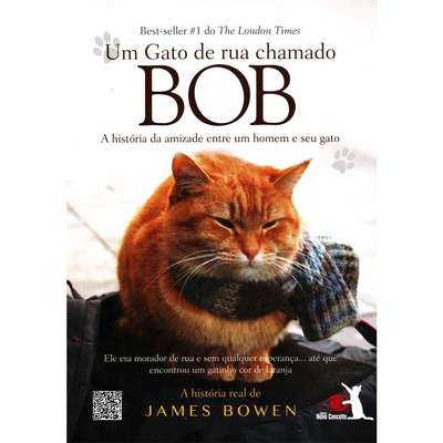 Livro Um Gato de Rua Chamado Bob