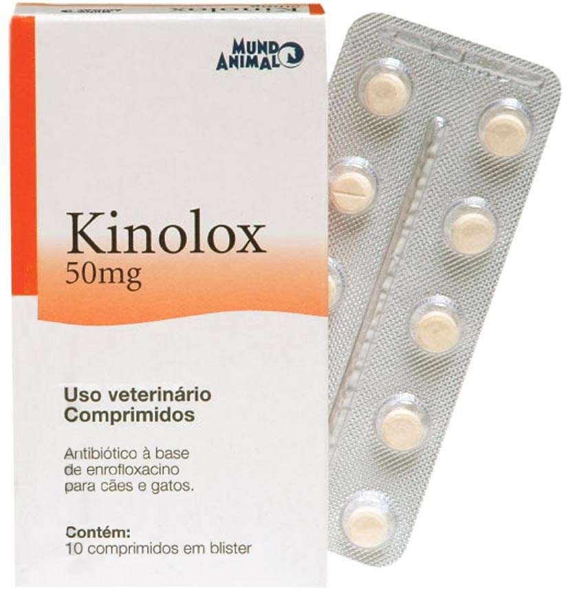 Kinolox 50mg - 10 Comprimidos