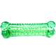 Brinquedo Osso Plaque Ataque Pvc Flex com Cravo Verde - Tam P