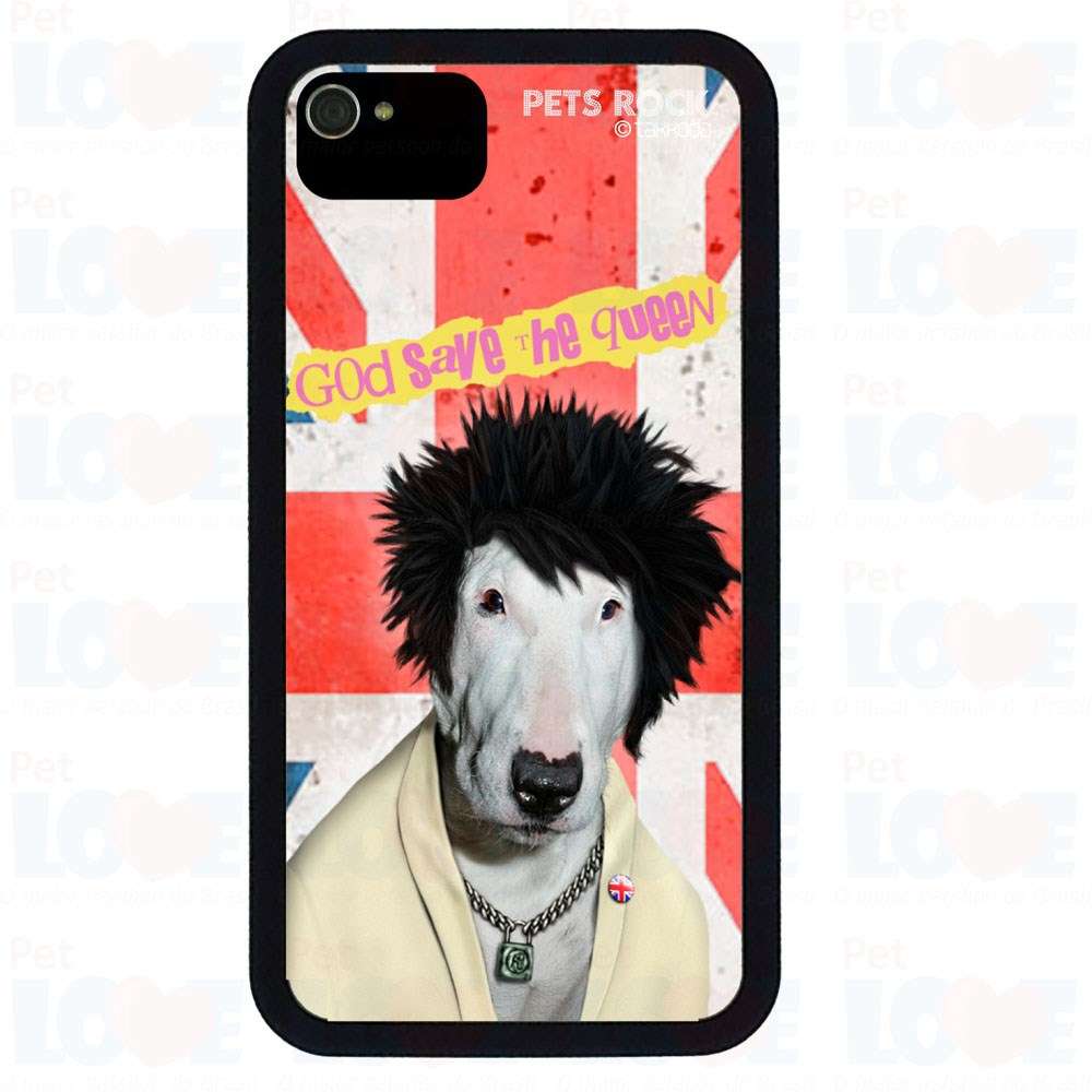 Capa Plast Dogpunk Pets Rock para Iphone 4 e 4S - 1 Unidade