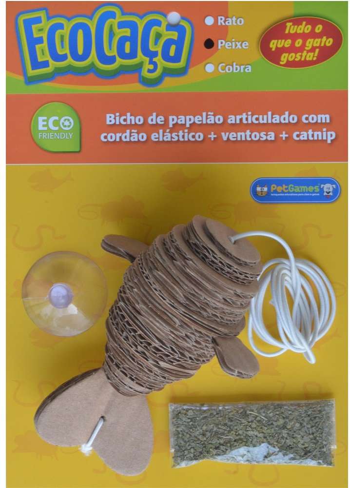 Brinquedo Ecológico Pet Games EcoCaça Peixe